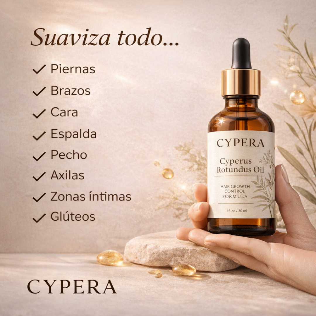CYPERA™ – Reduce el Crecimiento del Vello Naturalmente